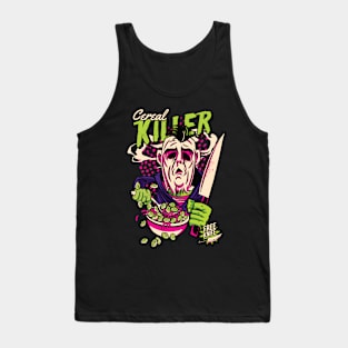 Cereal Killer Funny Horror Humor Tank Top